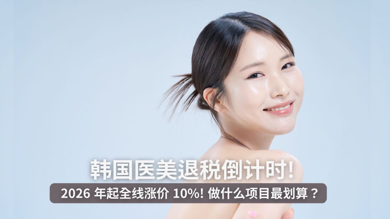 韩国医美退税倒计时，2026 年起全线涨价10%？做什么项目最划算？ - YEOTI - 女神团购医美百科