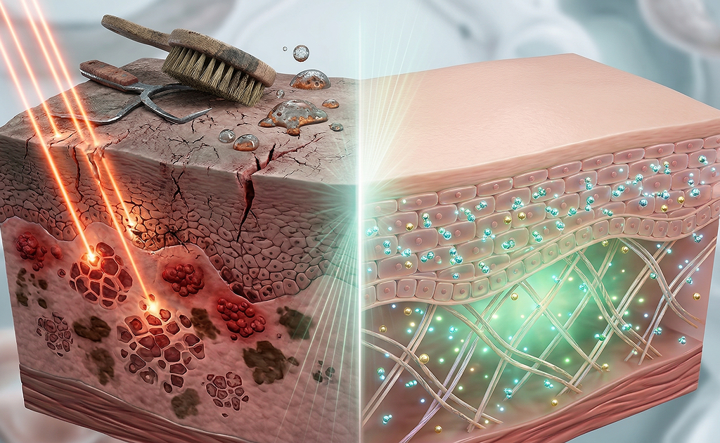 传统焕肤的局限与第1~3代方式的风险