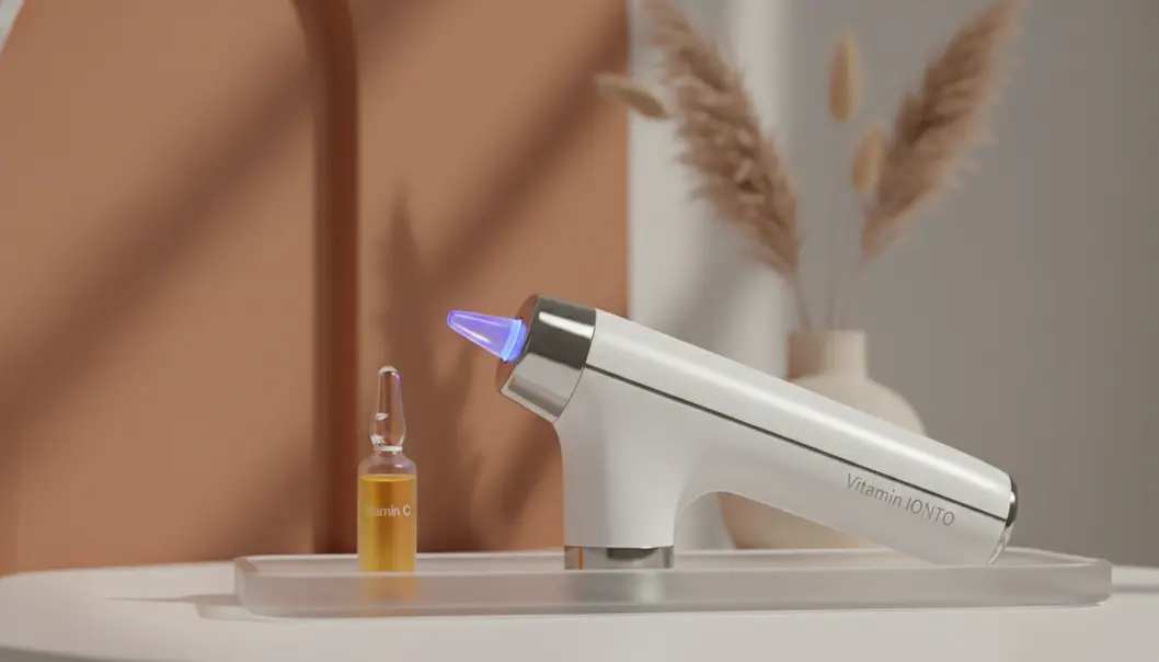 Vitamin IONTO uses microcurrents to push Vitamin C deep into the skin, maximizing absorption.