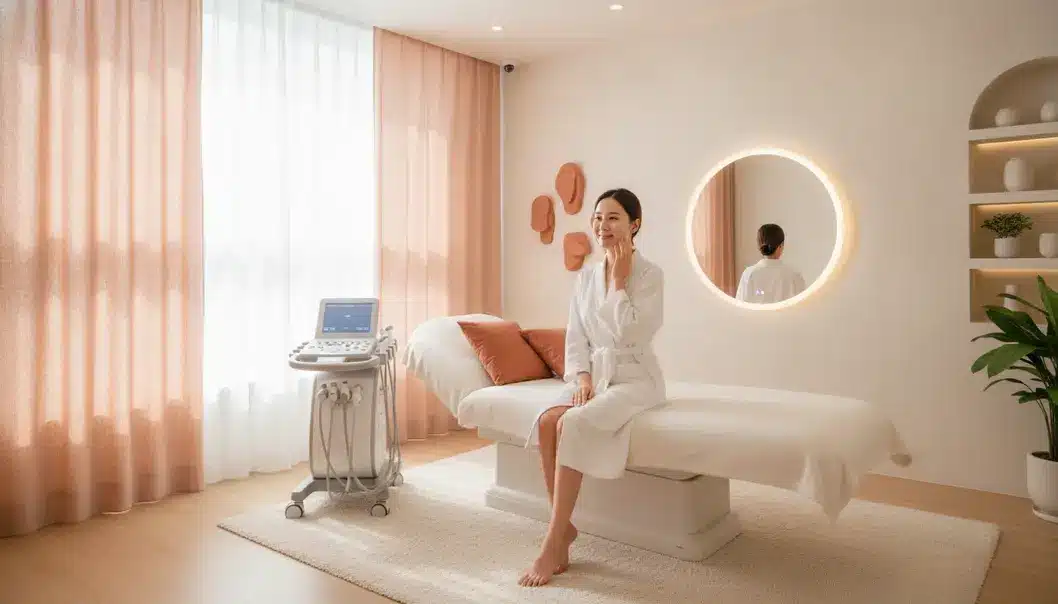 结合 LDM 水滴导入的 LHALA Peel 复合管理,为敏感肌与暗沉肌提供深层补水与光泽重塑