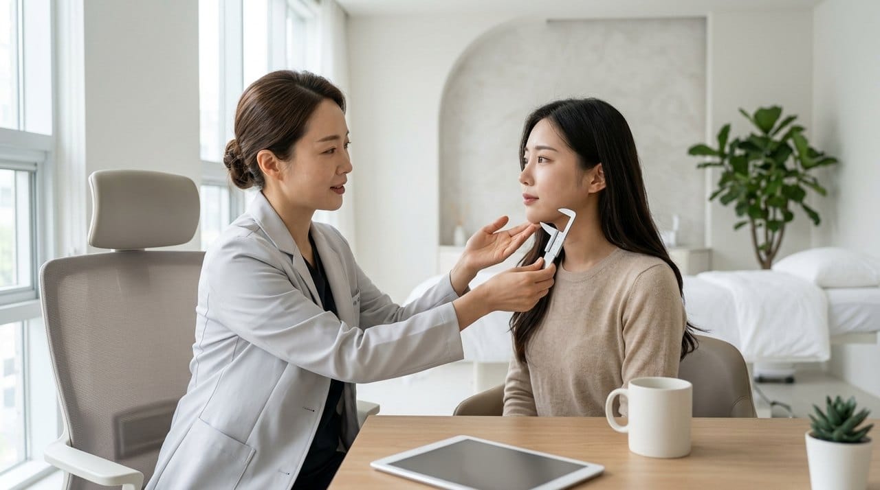 下巴填充增大 适合人群 韩国正规皮肤科专业医师一对一面诊与皮肤检测
