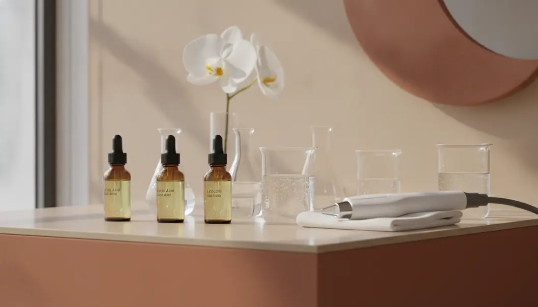 牛奶肌复合疗程的科学核心:结合温和乳酸角质重塑与皮秒靶向黑色素清除