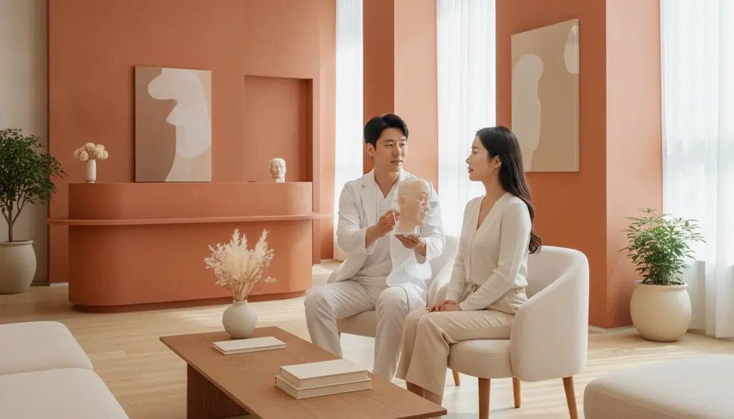 韩国整形外科医生为求美者提供细致的鼻部术后管理与随访评估