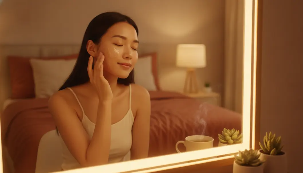 科学掌控睡眠面膜涂抹量与成膜时间,隔天晨间即可收获饱满透亮的健康光泽肌。