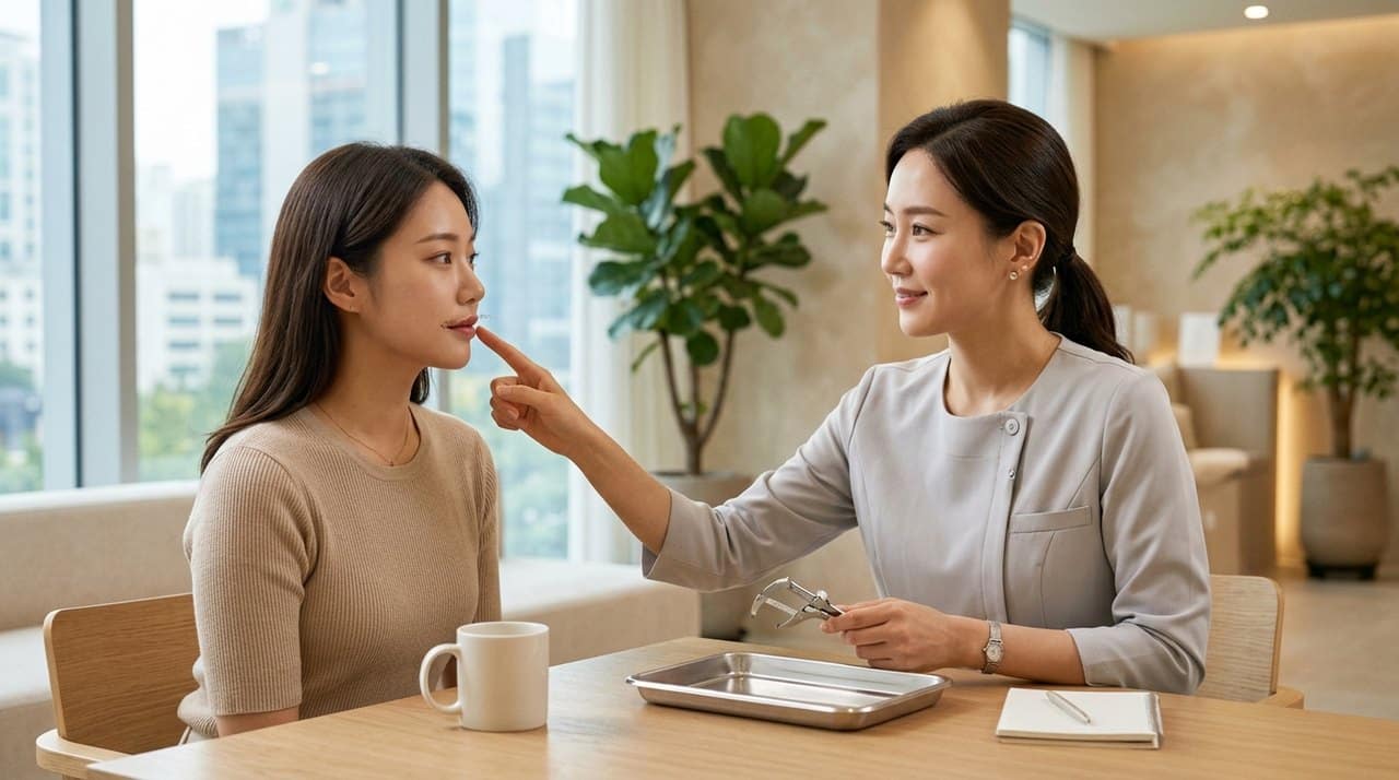 唇部上翻肉毒 费用因素 韩国正规皮肤科专业医师一对一面诊与皮肤检测