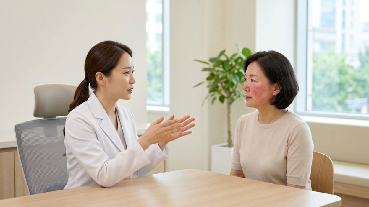 玫瑰痤疮泛红治疗 费用因素 — 韩国玫瑰痤疮泛红治疗费用因素完整指南 (photo)